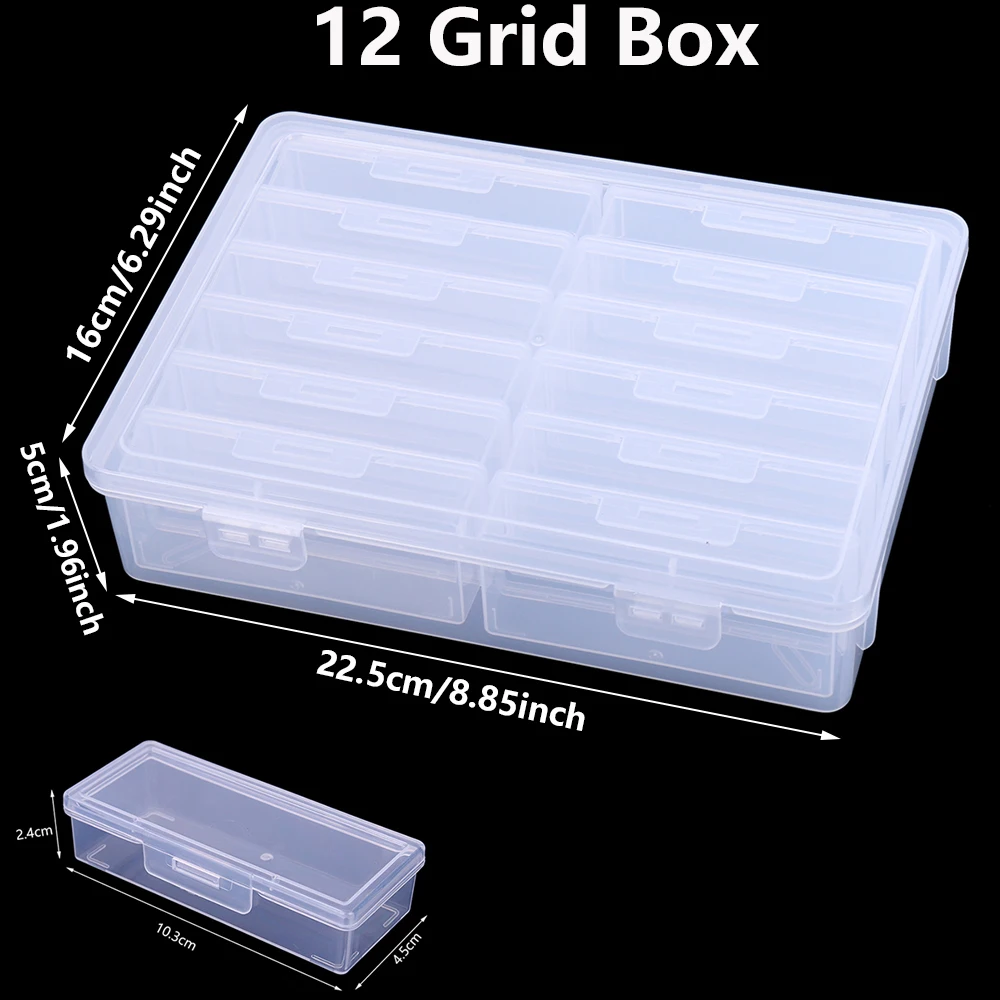 12/24 Jars Storage Containers for Diamond Art Kits for Adults, Sticker Labels for Diamond Painting Accessories Tools thumbnail 2