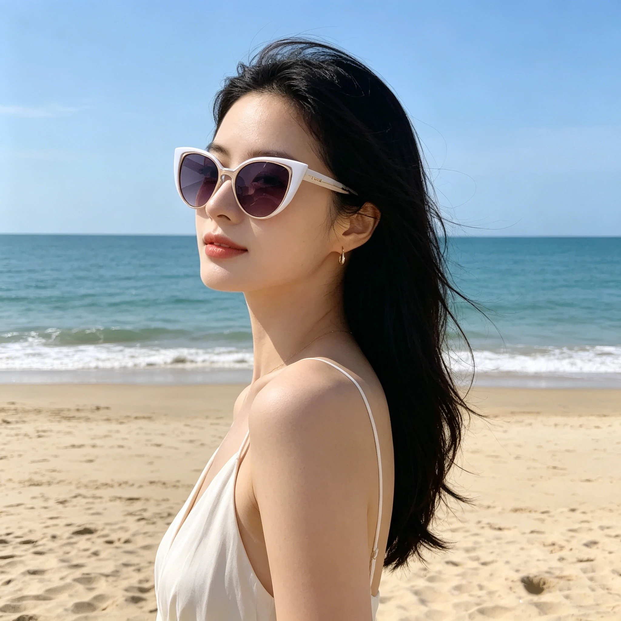 Trendy Apparel Accessories Sunglass Woman Luxury Brand High-end  Sunglasses Outdoor Practical Choice With Glasses Case thumbnail 5