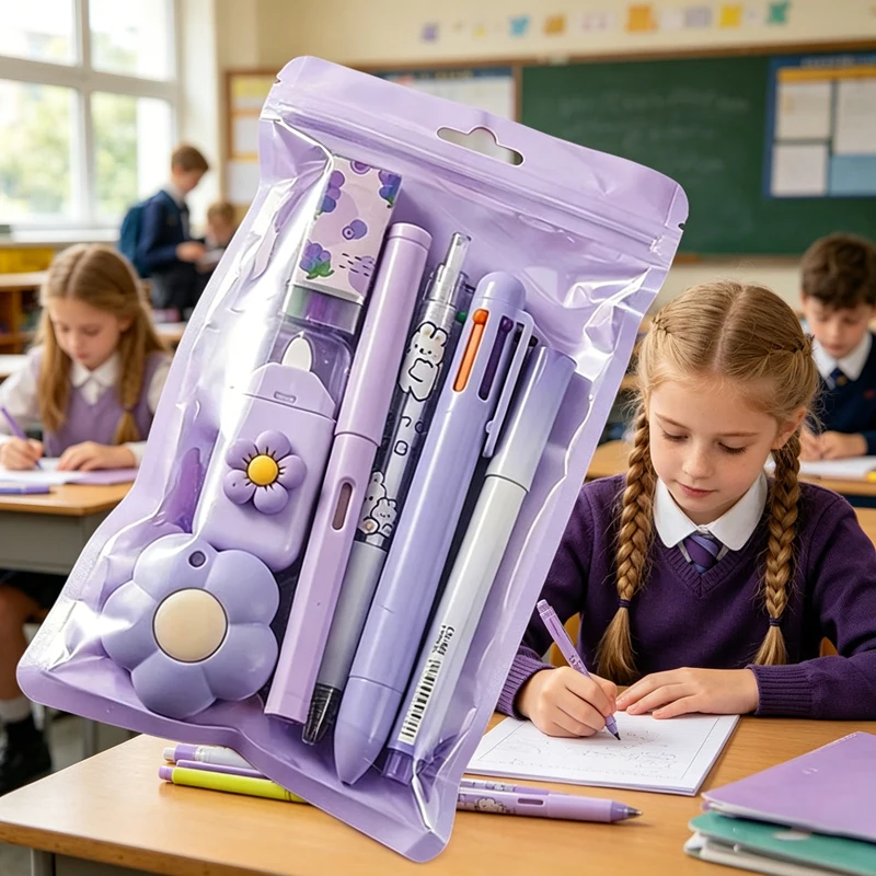 7-in-1 Multi Stationery Kit, Practical Birthday & Back to School Gift, Portable Daily Supplies for Students, Children and Office thumbnail 3