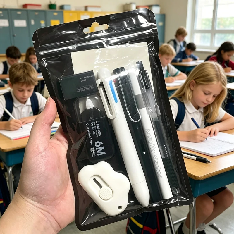 7-in-1 Multi Stationery Kit, Practical Birthday & Back to School Gift, Portable Daily Supplies for Students, Children and Office thumbnail 5