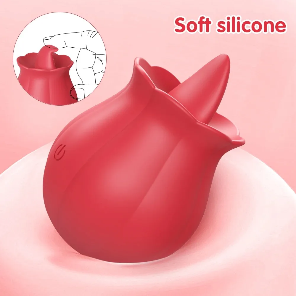 Tongue Licking Vibrator for Women Powerful G Spot Nipples Massager Swing Oral Clitoris Stimulator Adult Goods Sex Toys thumbnail 3