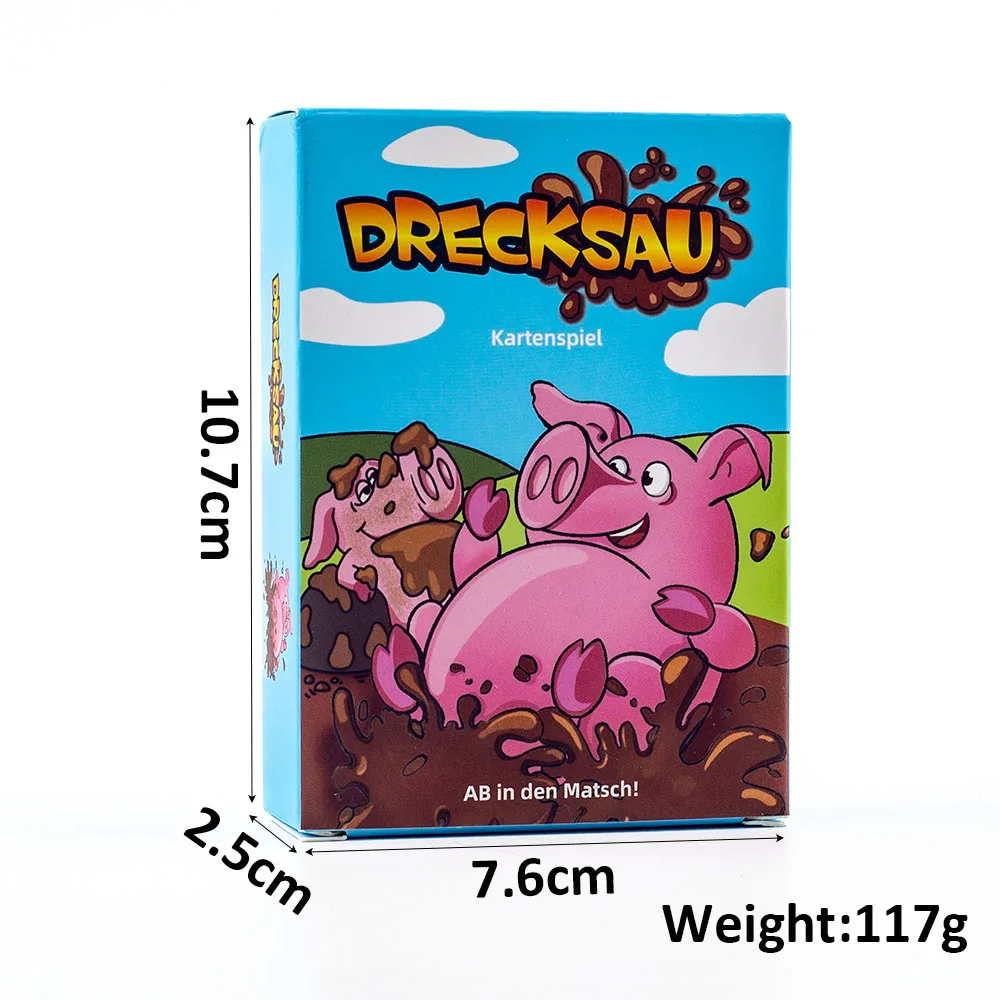 10.7*7.6cm Hot Sale 1Set Hot Drecksau  Party Cards Game Board Game Intellectual Toys Gifts thumbnail 3