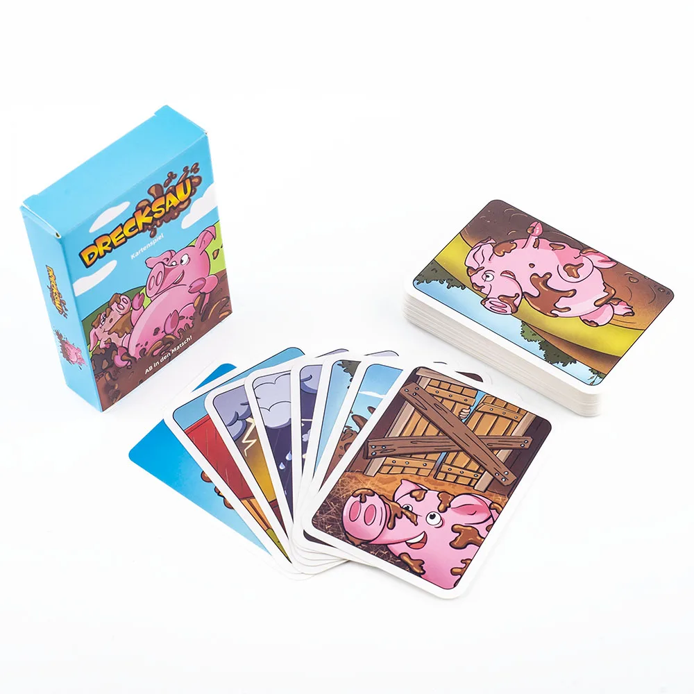 10.7*7.6cm Hot Sale 1Set Hot Drecksau  Party Cards Game Board Game Intellectual Toys Gifts thumbnail 2