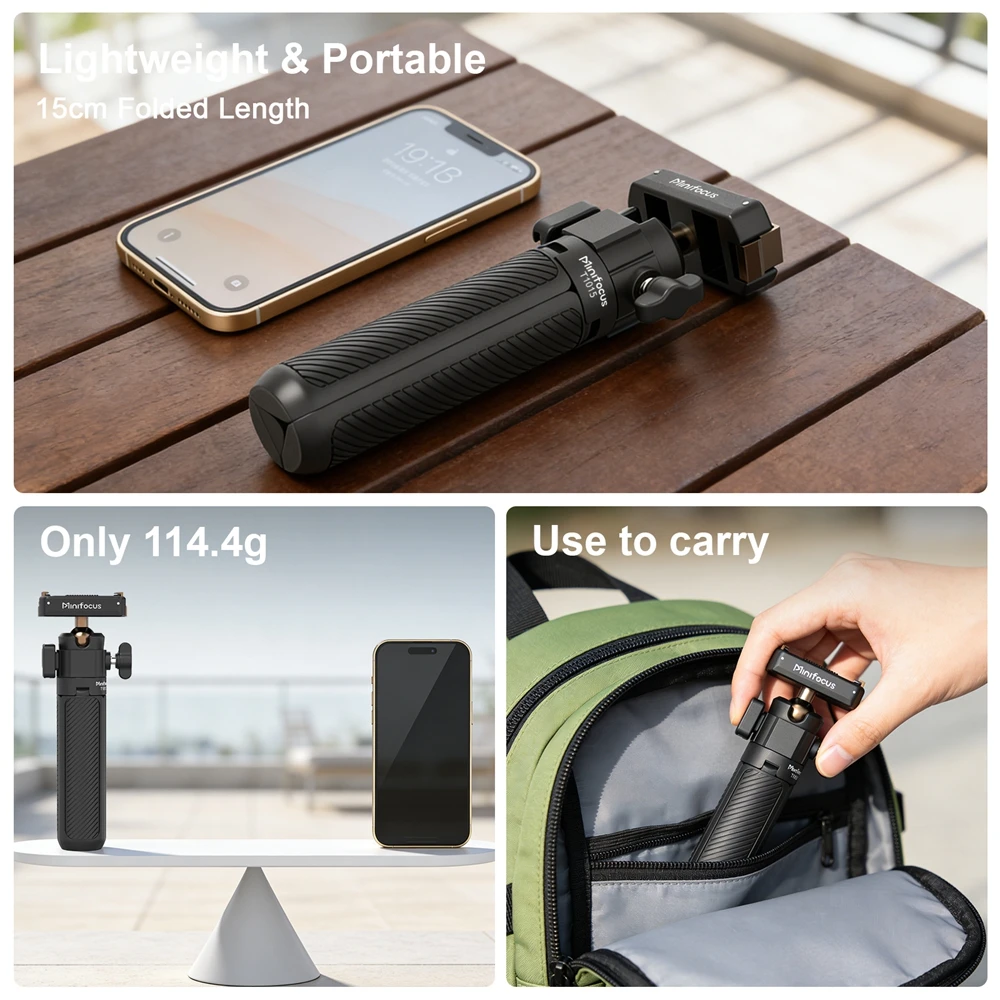 Minifocus Magnetic Selfie Stick Tripod for DJI Osmo Action 6, Osmo Nano Extendable Mini Extension Rod, Dual-Direction Magnetic thumbnail 6
