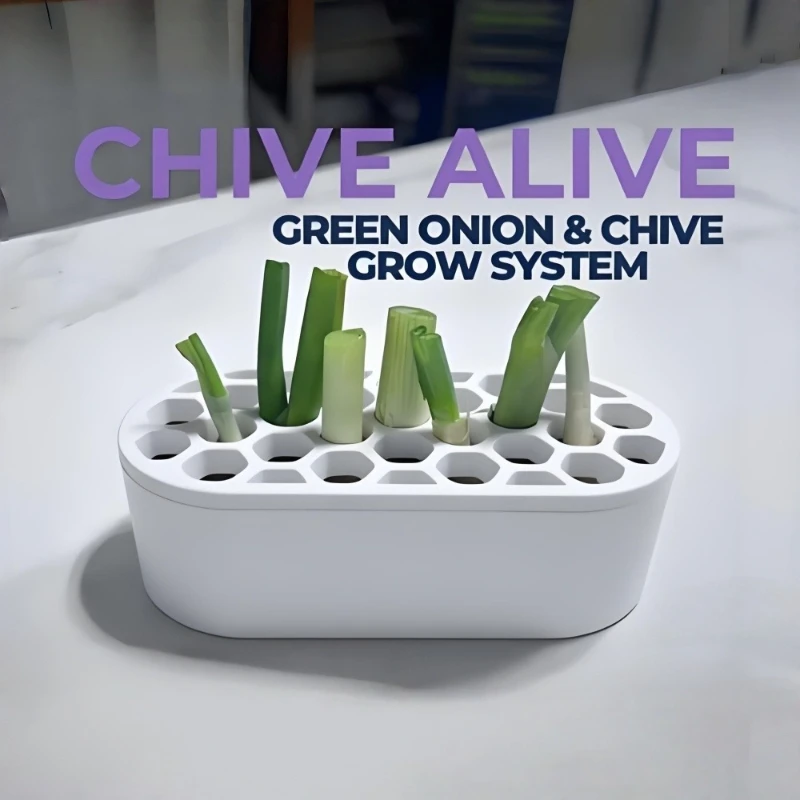 1pc Green Onion Regrowth Pot No Skills Required Grow Green Onions Easily At Home and Enjoy An Endless Supply thumbnail 5