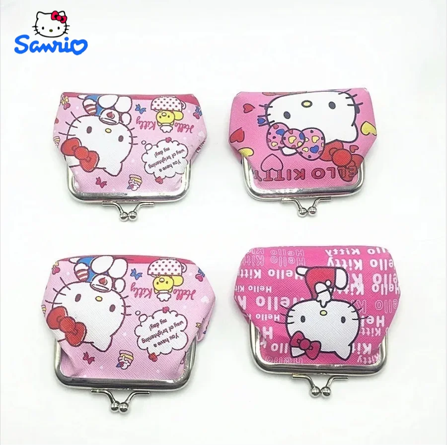 New Lovely Hello Kitty Cartoon Coin Pouch Purse Mini Wallet Melody Bags Girls Purse Kawaii Wallet Kid Decor Bag Holiday Present thumbnail 2