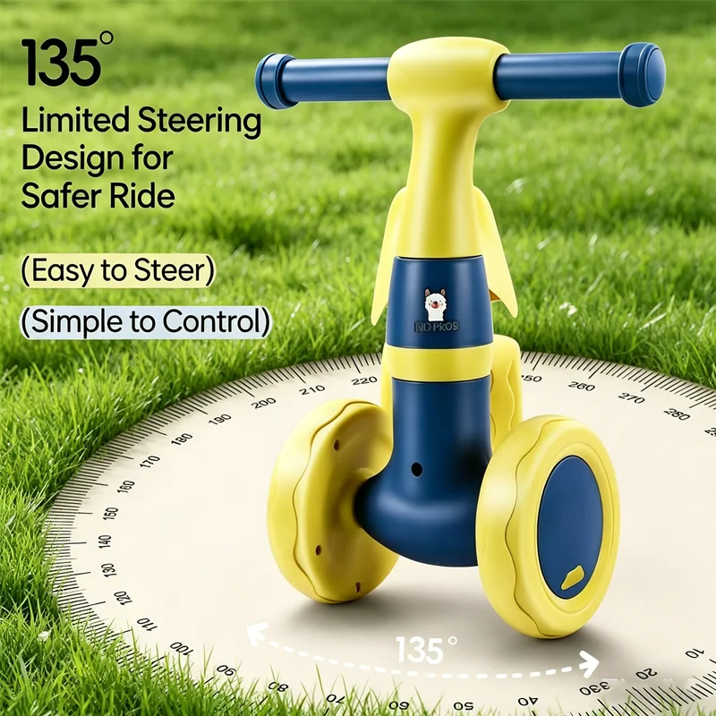NEW Toddler Walker Anti-rollover Foldable Adjustable Height Toddler Walker Safe Anti-fall Baby Walking Helper Baby Walker Gifts thumbnail 4
