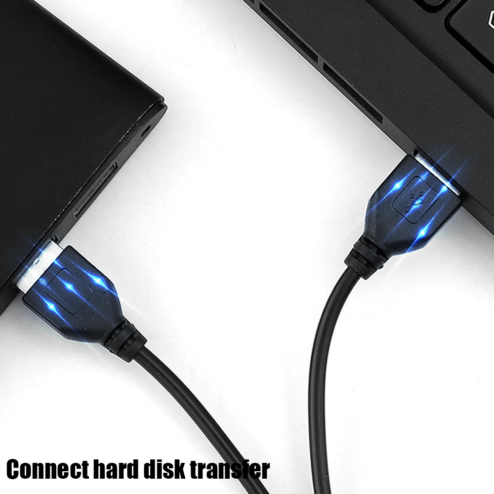1.5M USB A Male To USB Male Dual USB Extension Cable For Radiator Hard Disk Webcom Camera USB Date Transmission Extender Cable thumbnail 4
