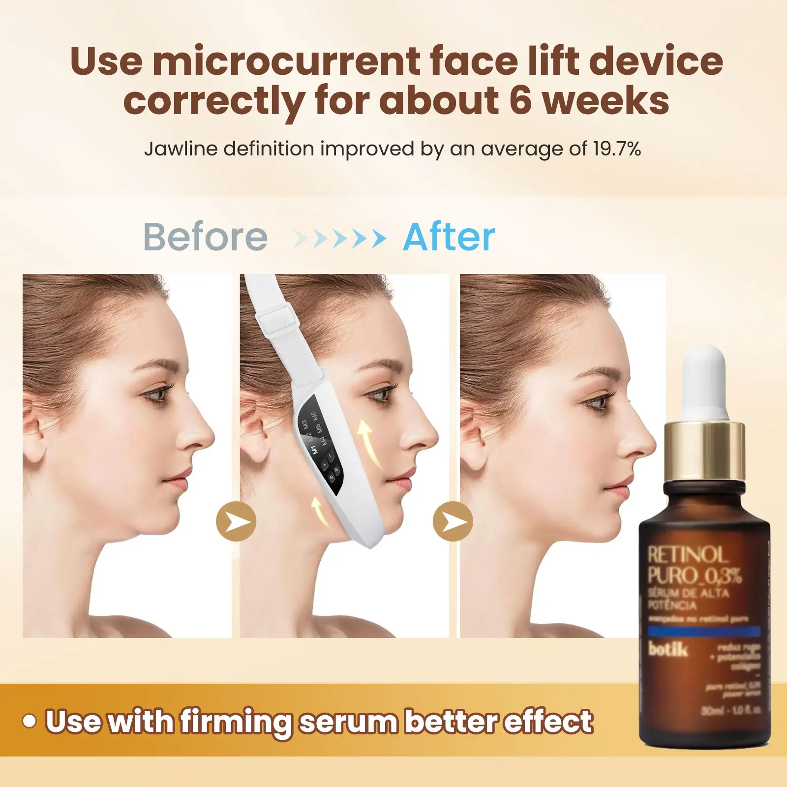 V Shaped Face Beauty Device Firming Facial Lifting Massager Double Chin Removal V-Face Line Lift Belt Facial Beauty Instrument thumbnail 5
