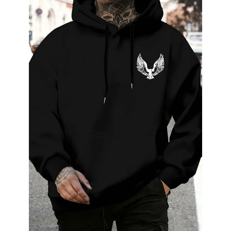 Christian Bible "Psalm" 91:4 Print Men Women Hoodie Street Casual Retro Harajuku Trend Fall Winter Pullover Sweatshirt Clothing thumbnail 5