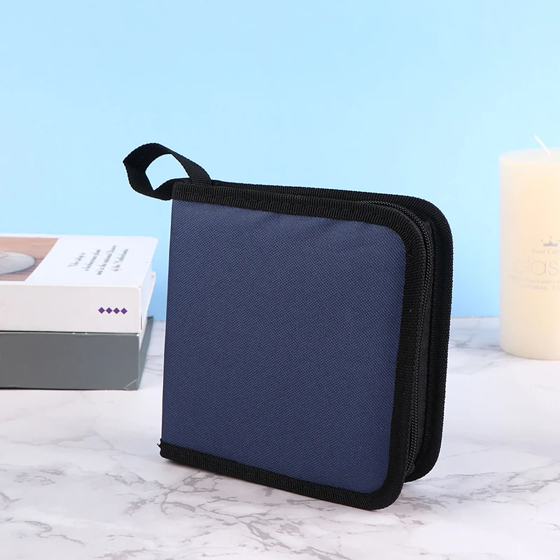 【C】1Pc 40Tablets CD DVD Discs Oxford Handbags Storage Case CD/DVD Case CD Case Storage DVD Organizer Case DVD Booklet Holder thumbnail 2