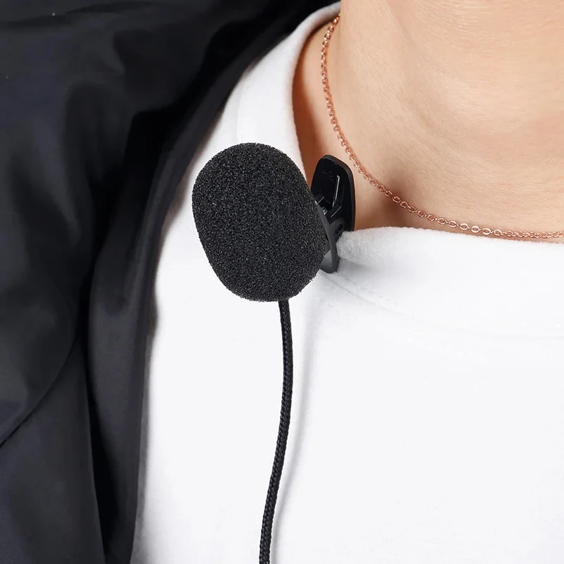 1/3/5pcs Portable 3.5mm/Type C Mini Microphone For Phone Clip-On Lapel Lavalier Professional Mic For PC Laptop Mobile Microphone thumbnail 5