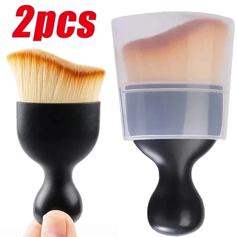 Car Interior Cleaning Brush Conditioner Air Outlet Soft Fur Clean Brushes with Shells Crevice Dust Removal Detailing Brush Tools thumbnail 2