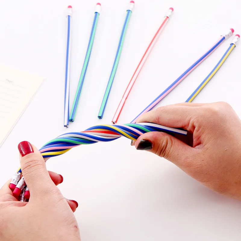 12-Pack Creative Soft Pencils with Eraser, Magic Bendable Pencils, Durable and Portable, Suitable for Students' Daily Writing thumbnail 3