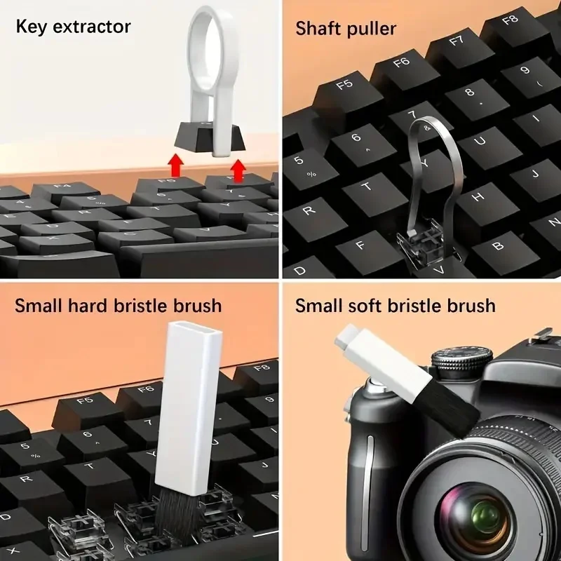 20 In 1 Cleaner Kit Multifunctional Cleaning Pen Screen Keyboard Cleaning Brush With Keycap Puller For Computer Earphones Phone thumbnail 3