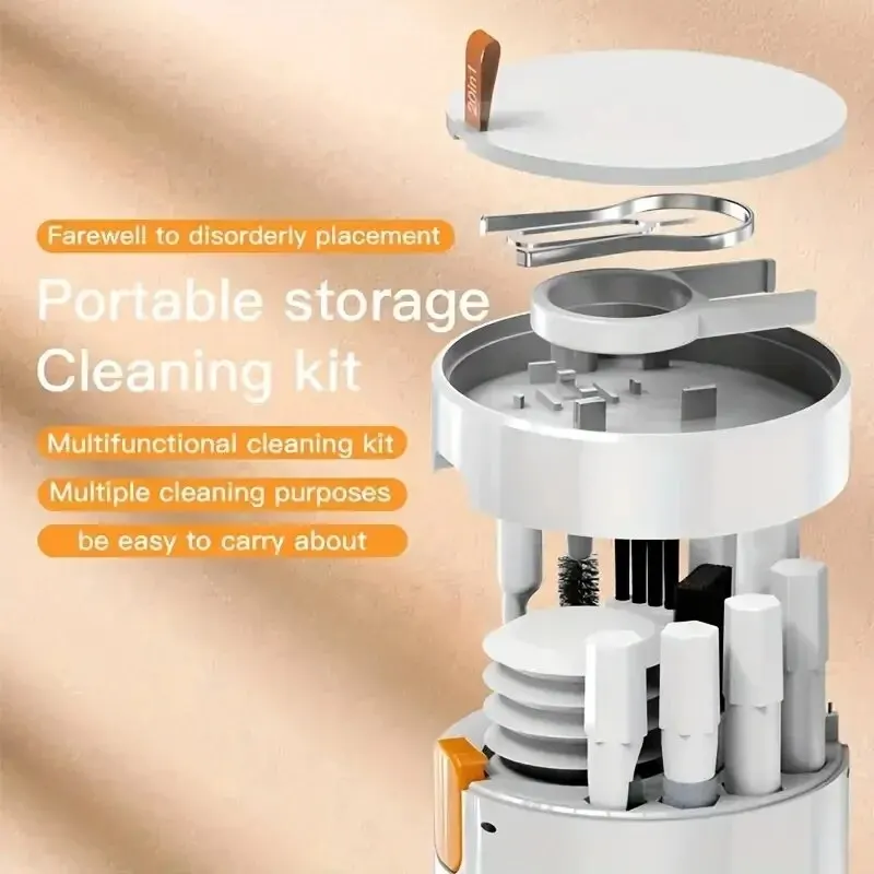 20 In 1 Cleaner Kit Multifunctional Cleaning Pen Screen Keyboard Cleaning Brush With Keycap Puller For Computer Earphones Phone thumbnail 2