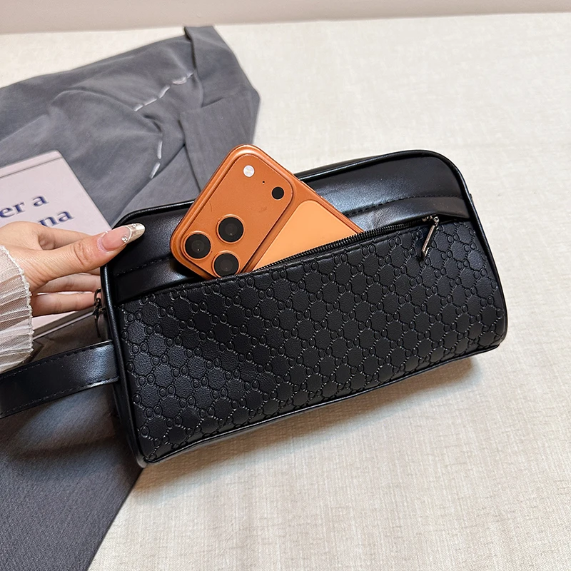 Designer Men's bag High Quality Leather Clutch Bag Fashion Brand Handbag Classic Business Clutches Phone Purse Male Pouch Bolsos thumbnail 6