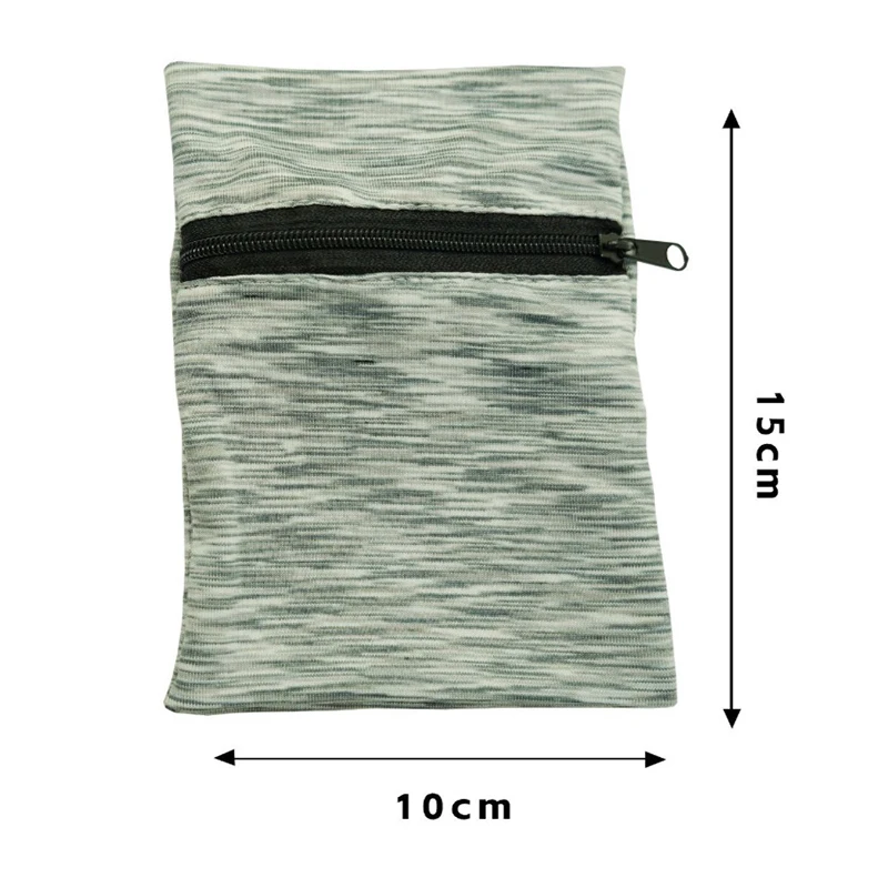 Zipper Running Bags Lightweight Wrist Wallet Pouch for Phone Key Card Sweatband Gym Fitness Sports Cycling Wristband Arm Bag ﻿ thumbnail 5