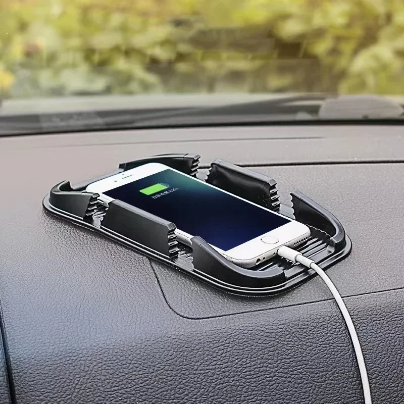 PU Car Accessories Anti-Slip Storage Mat Mobile Phone Holder Dashboard Non-Slip Mat Sundries Storage Box Automotive Interior Acc thumbnail 4