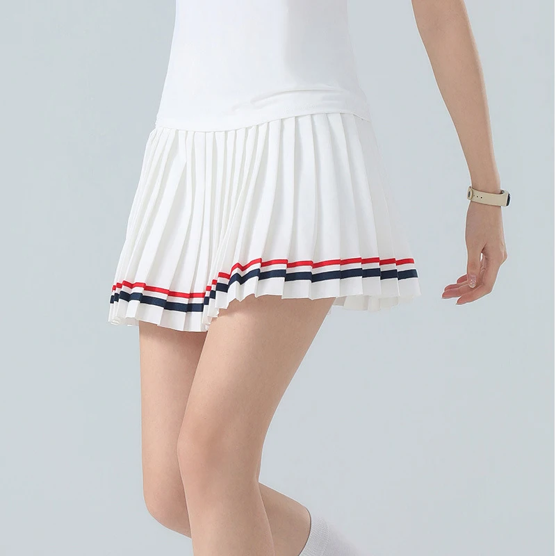 Women's Tennis Skort 2 in 1 Quick Dry Pleated Athletic Skirt Built-in Shorts Running Yoga Golf Workout Skirt thumbnail 3
