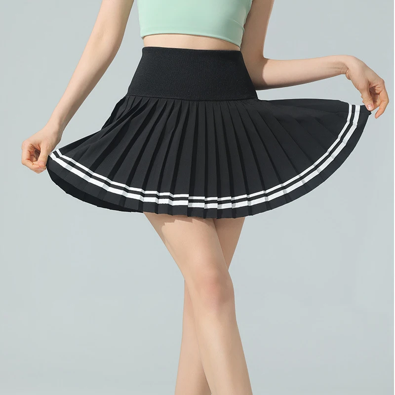 Women's Tennis Skort 2 in 1 Quick Dry Pleated Athletic Skirt Built-in Shorts Running Yoga Golf Workout Skirt thumbnail 6