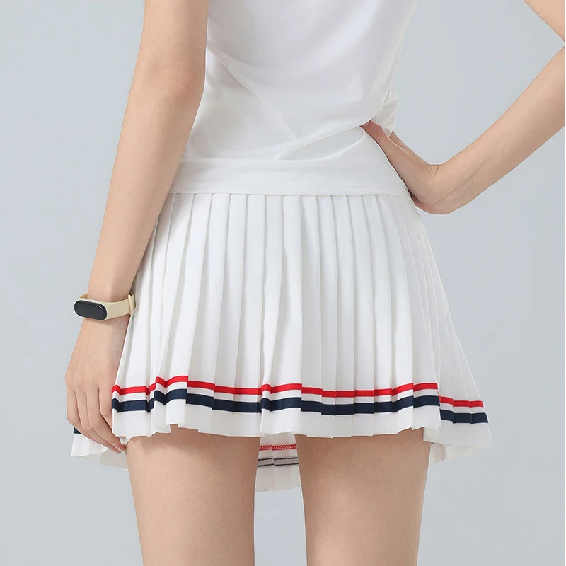 Women's Tennis Skort 2 in 1 Quick Dry Pleated Athletic Skirt Built-in Shorts Running Yoga Golf Workout Skirt thumbnail 4