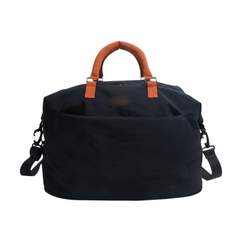 Large Capacity Women's Travel Bag Double Layer Expansion Waterproof Polyester Single Shoulder Bag for Short Business Trips thumbnail 6