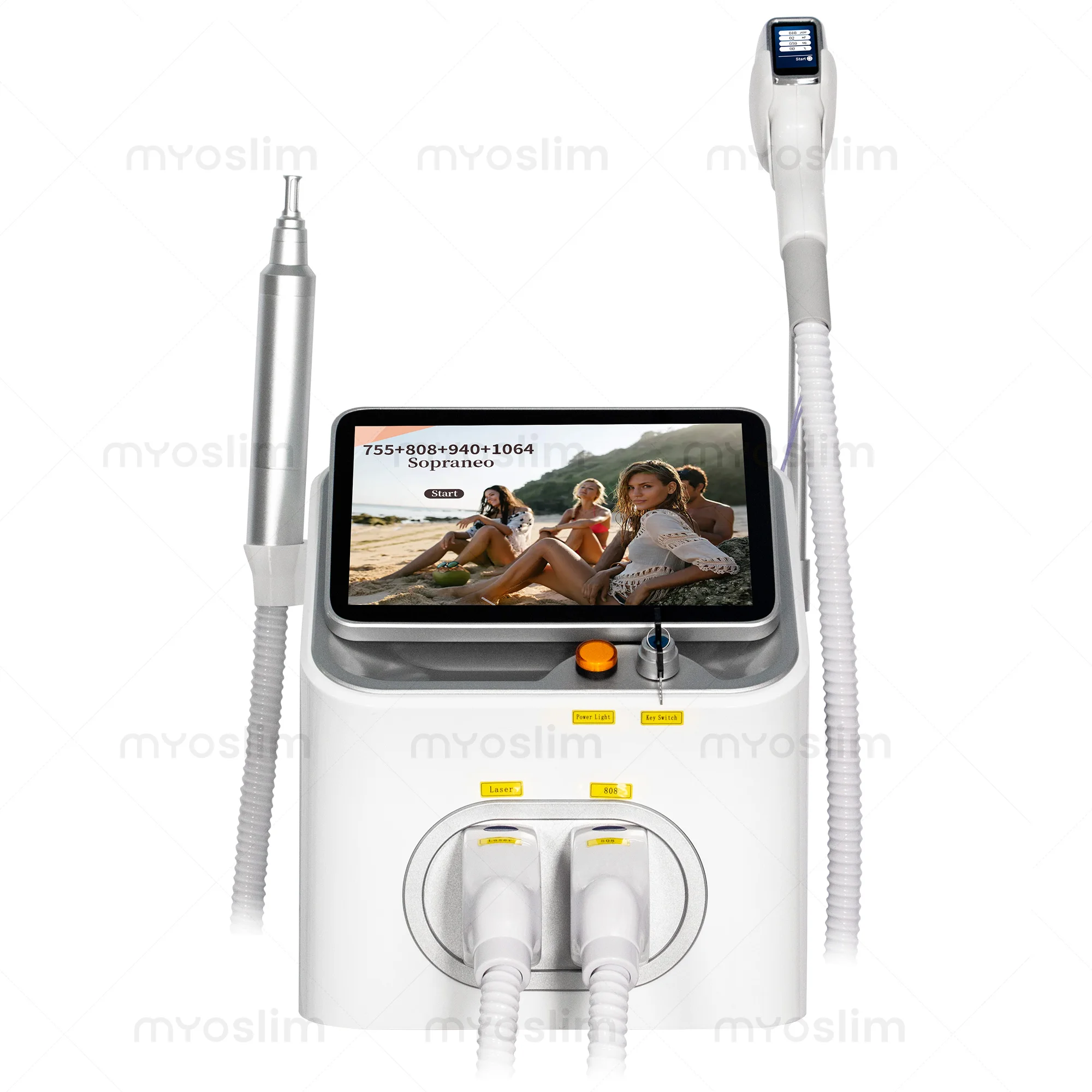 5000W Soprano 2 in 1 808+ Picosecond Diode Laser Hair Removal Device Laser Picosecond Tattoo Removal Permanent Hair Removal thumbnail 6