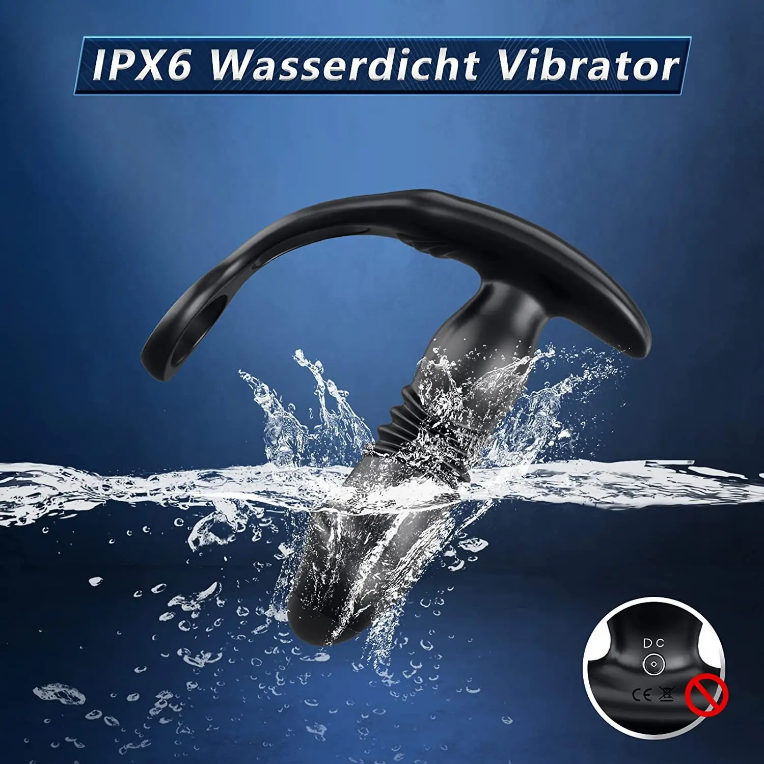 Male Prostate Massage Telescoping Vibrator Anal Butt Plug Vibrator Delay Ejaculation Penis Ring Dildos Sex Toys for Men Gay thumbnail 6