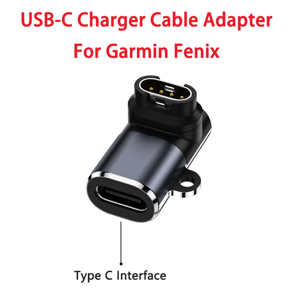 USB-C Charger Cable Adapter For Garmin Fenix 8 7 7S 7X 6S 6 Forerunner 955 965 970 740 instinct 3 2 2X 2S E Quatix Charging