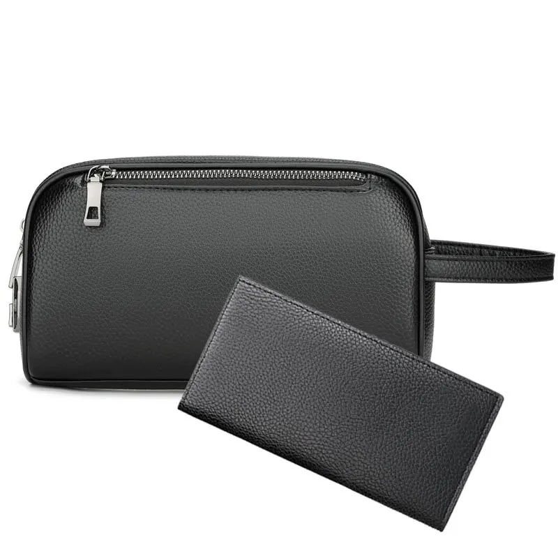 Large Capacity Men's Clutch Bag Business Travel Wallet with Password Lock Mobile Phone Bag Waterproof Anti-Theft Storage Bag thumbnail 5