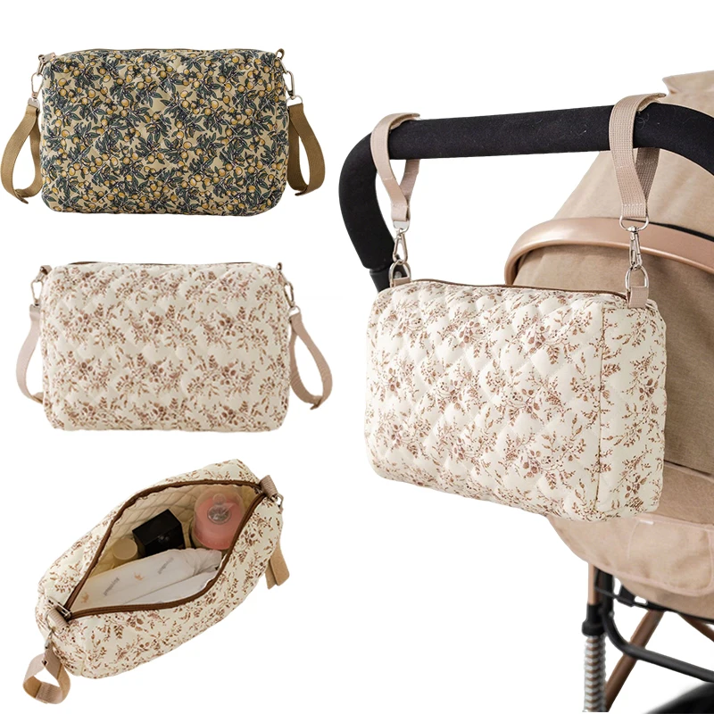Portable Baby Diaper Storage Bag Travel Handbags for Mommy Baby Items Organizer Makeup Toiletries Bag Maternal Stroller Bag