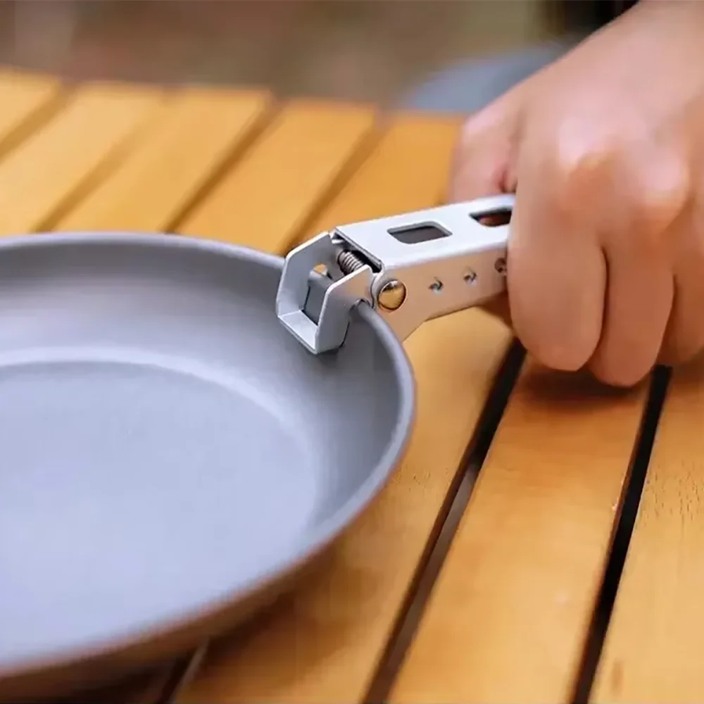 Outdoor Aluminium Anti-hot Alloy Clip Bowl Gripper Holder Portable Camping Pot Pan Handle Kitchen Accessories Cooking Supplies thumbnail 3