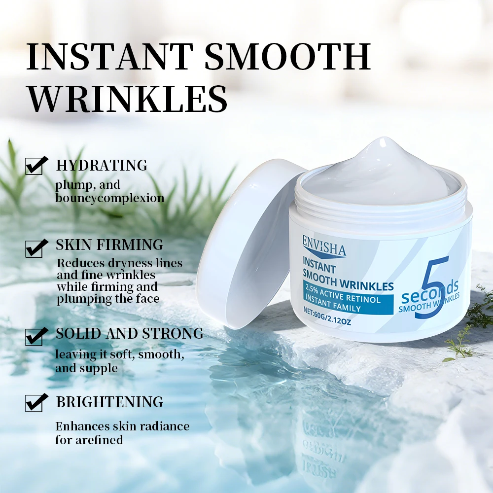 ENVISHA 5 Seconds Retinol Anti-Wrinkle Cream Instant Line Fade Firming Face Fine Skin Smoothing Moisturizing Care Lifting Beauty thumbnail 3