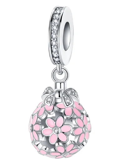 Original 925 Sterling Silver Charms Perfume Bag High Heels Skirt Beads Pendant Bracelets Necklaces Womens DIY Jewelry Gift thumbnail 4