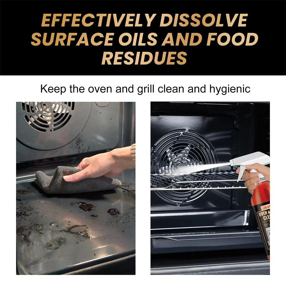 1/2/3pcs Ovens Cleaning Foam Spray Strong Kitchen Remove Grill Stove Oil Stains All Purpose Cleaner for Kitchen Appliances House thumbnail 4