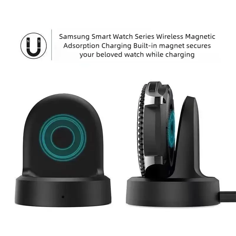 Smart watch Wireless Fast Charging Dock Cradle Charger For Samsung Gear S3 Watch Charging Dock For Samsung Galaxy Watch thumbnail 3