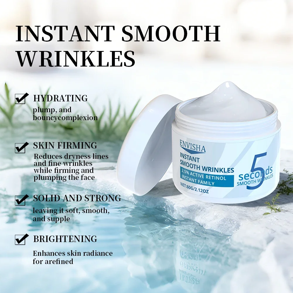 5 Seconds Retinol Anti-Wrinkle Cream Instant Line Fade Firming Face Fine Skin Smoothing Moisturizing Care Lifting Beauty Health thumbnail 4