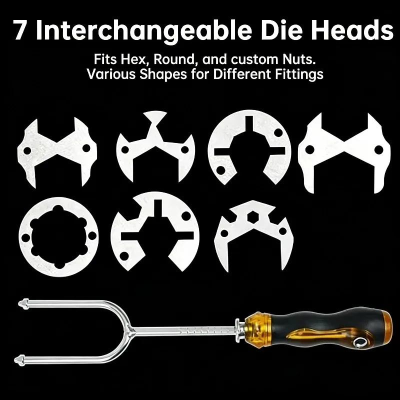 Adjustable Sink Wrench Basin Faucet Installer Tool Plumbing Spanner for Bathroom Kitchen Sink Installation Repair Maintenance thumbnail 6
