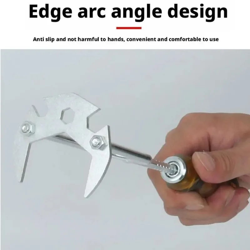 Adjustable Sink Wrench Basin Faucet Installer Tool Plumbing Spanner for Bathroom Kitchen Sink Installation Repair Maintenance thumbnail 4
