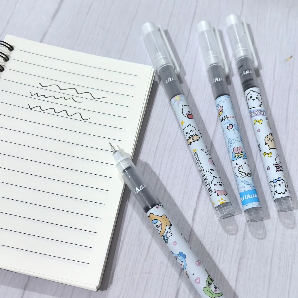 2026 Direct Liquid Gel Pen, Stylish Instagram Aesthetic, Large Capacity, Student Exam Neutral Pen, Black Pen Chiikawa thumbnail 3