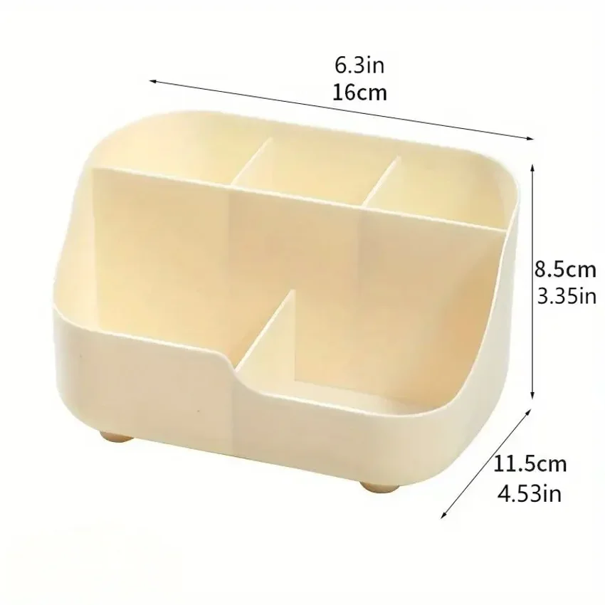 Large Capacity Desktop Storage Box Five-Compartment Desktop Organizer, Student Stationery Holder 5-Section Office Desk Organizer thumbnail 2