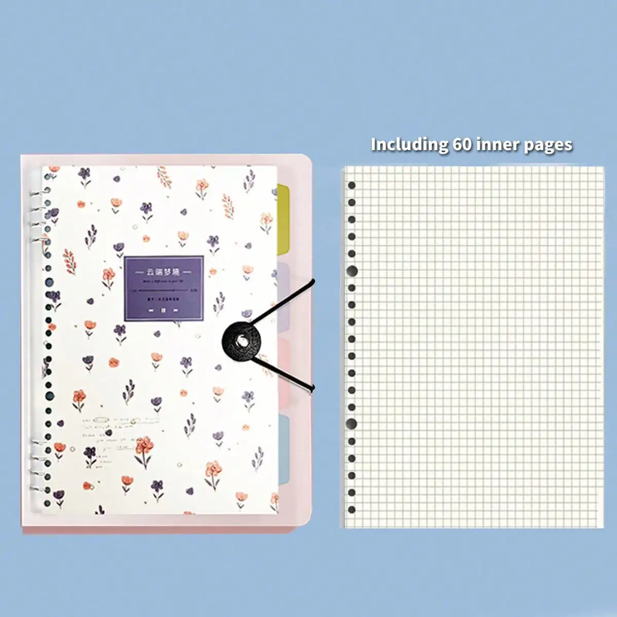 1pc Weekly Monthly Calendar Planner Notebooks Premium Paper Inspirational Notepads Office School Tabs Organization thumbnail 2