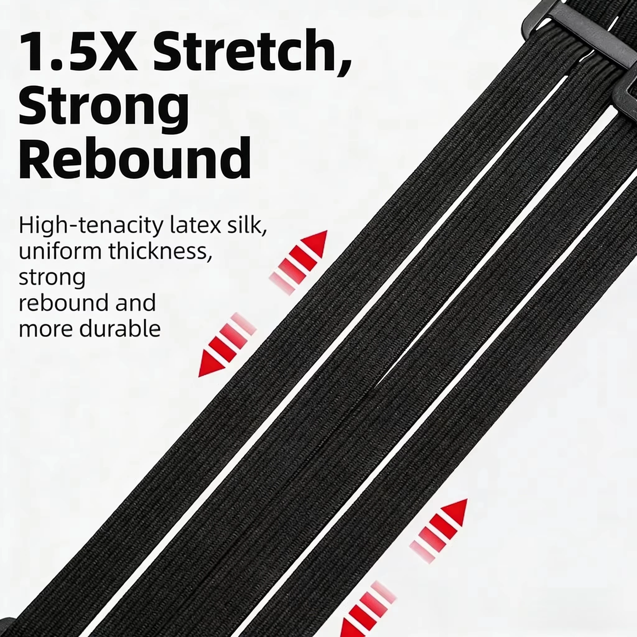 Motorcycle Luggage Strap Universal Elastic Suitcase with Safety Hook-Versatile Helmet Mesh Gear Transport Durable Sleek thumbnail 3