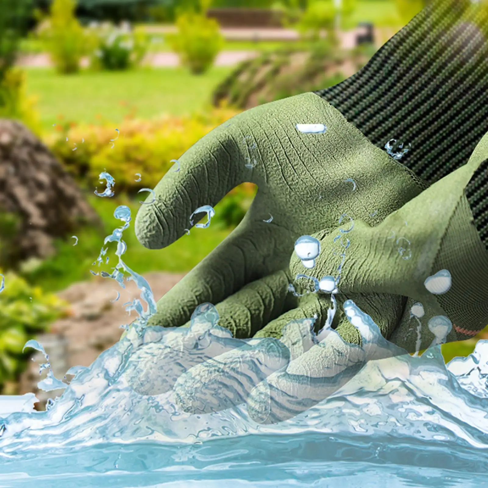 Gardening Gloves Thorn Proof Work Garden Gloves Garden Gloves Waterproof for Cactus Rose and Blackberrys for Women/Men thumbnail 4