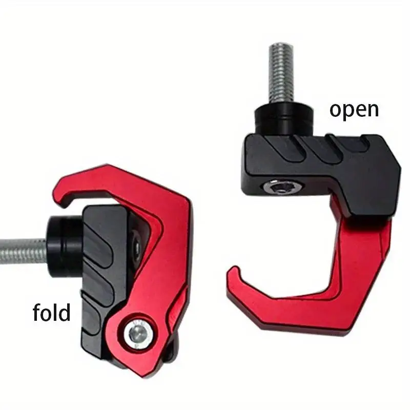 1Pc Motorcycle Helmet Holder CNC Aluminum Luggage Bag Hook Hanger for Scooter Glove Organizer thumbnail 4