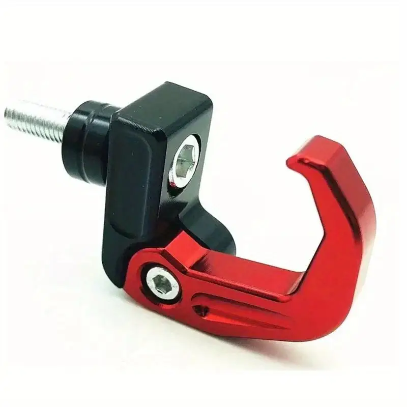 1Pc Motorcycle Helmet Holder CNC Aluminum Luggage Bag Hook Hanger for Scooter Glove Organizer thumbnail 2