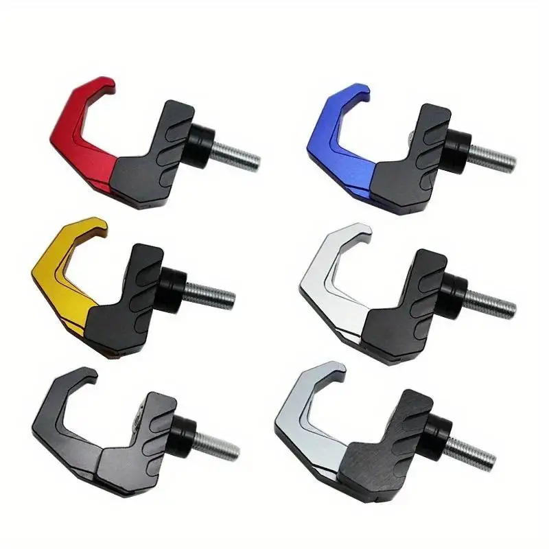 1Pc Motorcycle Helmet Holder CNC Aluminum Luggage Bag Hook Hanger for Scooter Glove Organizer thumbnail 5