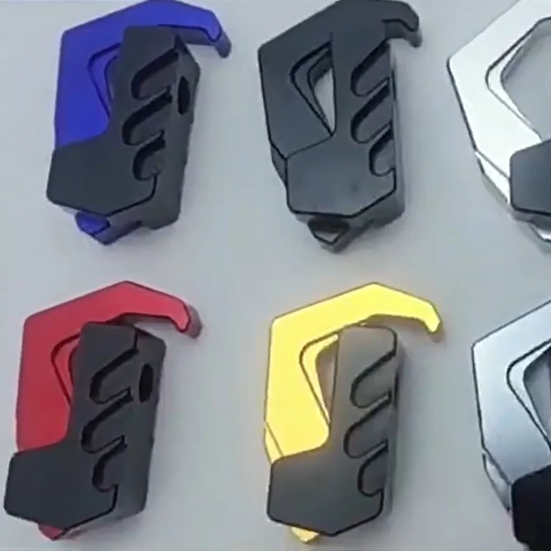 1Pc Motorcycle Helmet Holder CNC Aluminum Luggage Bag Hook Hanger for Scooter Glove Organizer thumbnail 3