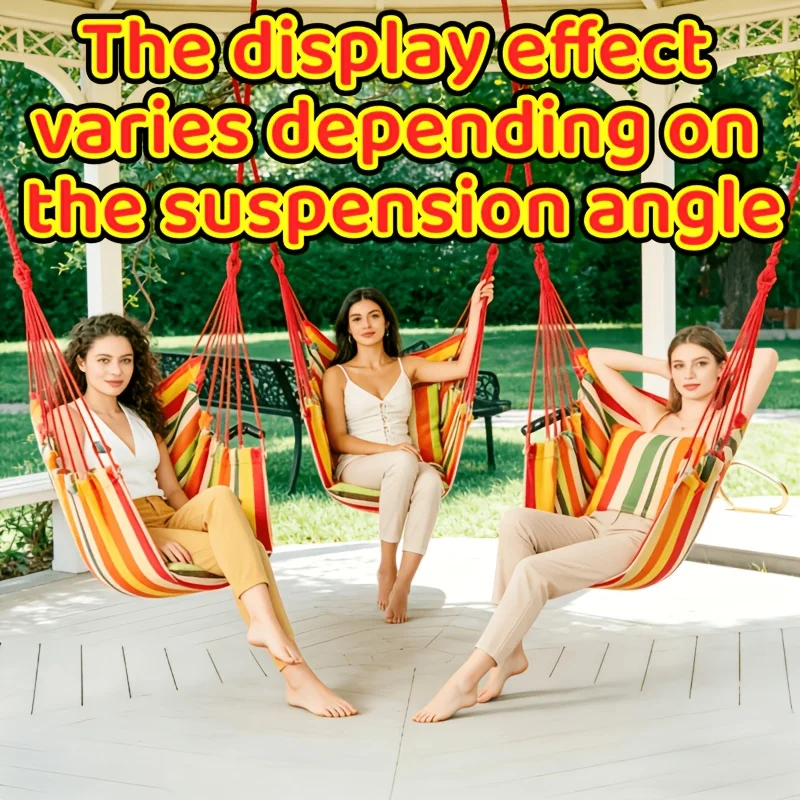 1pc Courtyard Leisure Gazebo Hanging Chair, Outdoor Hammock, Suitable for Outdoor Leisure Use Courtyard Chair, Park Chair thumbnail 5